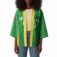 Senegal Basketball 2026 Custom Kimono Come On Lions African Pattern