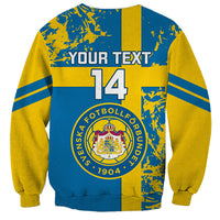Custom Sweden Football Sweatshirt Come On Sverige 2023 World Cup - Wonder Print Shop