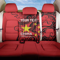 Personalised China Badminton Back Car Seat Cover 2024 Chinese Dragon Version - Wonder Print Shop