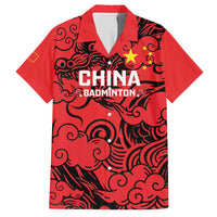 Personalised China Badminton Family Matching Summer Maxi Dress and Hawaiian Shirt 2024 Chinese Dragon Version - Wonder Print Shop
