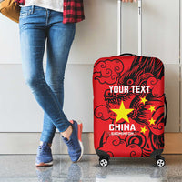 Personalised China Badminton Luggage Cover 2024 Chinese Dragon Version - Wonder Print Shop