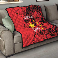Personalised China Badminton Quilt 2024 Chinese Dragon Version - Wonder Print Shop