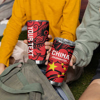 Personalised China Badminton Tumbler Cup 2024 Chinese Dragon Version - Wonder Print Shop