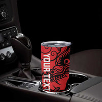 Personalised China Badminton Tumbler Cup 2024 Chinese Dragon Version - Wonder Print Shop