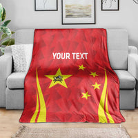 Personalised China Badminton Blanket 2024 Sporty Red Version