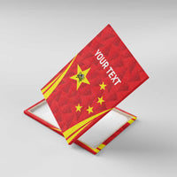 Personalised China Badminton Canvas Wall Art 2024 Sporty Red Version - Wonder Print Shop