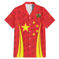 Personalised China Badminton Family Matching Mermaid Dress and Hawaiian Shirt 2024 Sporty Red Version - Wonder Print Shop