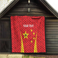 Personalised China Badminton Quilt 2024 Sporty Red Version - Wonder Print Shop