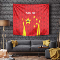Personalised China Badminton Tapestry 2024 Sporty Red Version - Wonder Print Shop