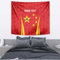 Personalised China Badminton Tapestry 2024 Sporty Red Version - Wonder Print Shop