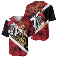 Trinidad and Tobago Cricket Personalized Baseball Jersey Trinbago Knight Riders Champions Trophy - Wonder Print Shop