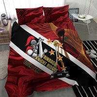Trinidad and Tobago Cricket Personalized Bedding Set Trinbago Knight Riders Champions Trophy - Wonder Print Shop