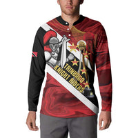 Trinidad and Tobago Cricket Personalized Button Sweatshirt Trinbago Knight Riders Champions Trophy - Wonder Print Shop