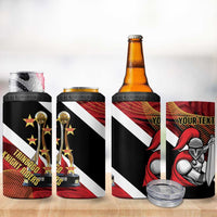 Trinidad and Tobago Cricket Personalized 4 in 1 Can Cooler Tumbler Trinbago Knight Riders Champions Trophy - Wonder Print Shop