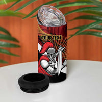 Trinidad and Tobago Cricket Personalized 4 in 1 Can Cooler Tumbler Trinbago Knight Riders Champions Trophy - Wonder Print Shop