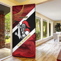 Trinidad and Tobago Cricket Personalized Door Cover Trinbago Knight Riders Champions Trophy - Wonder Print Shop