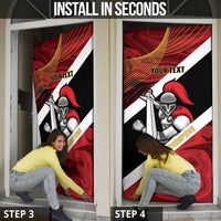 Trinidad and Tobago Cricket Personalized Door Cover Trinbago Knight Riders Champions Trophy - Wonder Print Shop