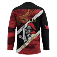 Trinidad and Tobago Cricket Personalized Hockey Jersey Trinbago Knight Riders Champions Trophy - Wonder Print Shop