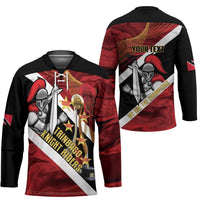 Trinidad and Tobago Cricket Personalized Hockey Jersey Trinbago Knight Riders Champions Trophy - Wonder Print Shop