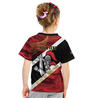 Trinidad and Tobago Cricket Personalized Kid T Shirt Trinbago Knight Riders Champions Trophy - Wonder Print Shop