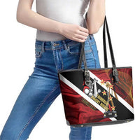 Trinidad and Tobago Cricket Personalized Leather Tote Bag Trinbago Knight Riders Champions Trophy - Wonder Print Shop
