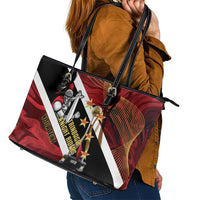 Trinidad and Tobago Cricket Personalized Leather Tote Bag Trinbago Knight Riders Champions Trophy - Wonder Print Shop