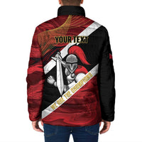 Trinidad and Tobago Cricket Personalized Padded Jacket Trinbago Knight Riders Champions Trophy - Wonder Print Shop