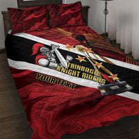 Trinidad and Tobago Cricket Personalized Quilt Bed Set Trinbago Knight Riders Champions Trophy - Wonder Print Shop