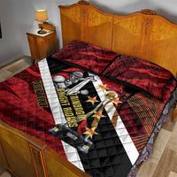 Trinidad and Tobago Cricket Personalized Quilt Bed Set Trinbago Knight Riders Champions Trophy - Wonder Print Shop
