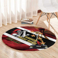 Trinidad and Tobago Cricket Personalized Round Carpet Trinbago Knight Riders Champions Trophy - Wonder Print Shop