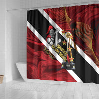 Trinidad and Tobago Cricket Personalized Shower Curtain Trinbago Knight Riders Champions Trophy - Wonder Print Shop