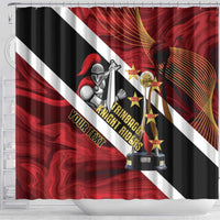 Trinidad and Tobago Cricket Personalized Shower Curtain Trinbago Knight Riders Champions Trophy - Wonder Print Shop
