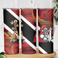 Trinidad and Tobago Cricket Personalized Skinny Tumbler Trinbago Knight Riders Champions Trophy - Wonder Print Shop