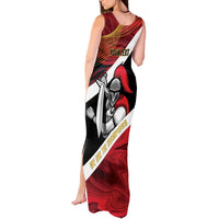 Trinidad and Tobago Cricket Personalized Tank Maxi Dress Trinbago Knight Riders Champions Trophy - Wonder Print Shop