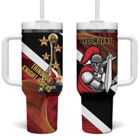 Trinidad and Tobago Cricket Personalized Tumbler With Handle Trinbago Knight Riders Champions Trophy - Wonder Print Shop