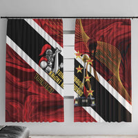 Trinidad and Tobago Cricket Personalized Window Curtain Trinbago Knight Riders Champions Trophy - Wonder Print Shop
