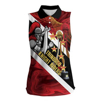 Trinidad and Tobago Cricket Personalized Women Sleeveless Polo Shirt Trinbago Knight Riders Champions Trophy - Wonder Print Shop