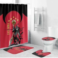 Trinidad and Tobago Cricket Personalized Bathroom Set Trinbago Knight Riders 5th Champions Proud - Wonder Print Shop