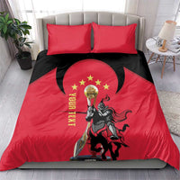 Trinidad and Tobago Cricket Personalized Bedding Set Trinbago Knight Riders 5th Champions Proud - Wonder Print Shop