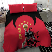 Trinidad and Tobago Cricket Personalized Bedding Set Trinbago Knight Riders 5th Champions Proud - Wonder Print Shop