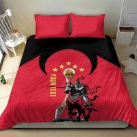 Trinidad and Tobago Cricket Personalized Bedding Set Trinbago Knight Riders 5th Champions Proud - Wonder Print Shop