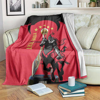 Trinidad and Tobago Cricket Personalized Blanket Trinbago Knight Riders 5th Champions Proud - Wonder Print Shop