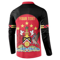 Trinidad and Tobago Cricket Personalized Button Sweatshirt Trinbago Knight Riders 5th Champions Proud - Wonder Print Shop