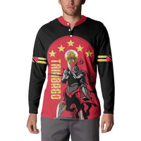 Trinidad and Tobago Cricket Personalized Button Sweatshirt Trinbago Knight Riders 5th Champions Proud - Wonder Print Shop