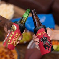 Trinidad and Tobago Cricket Personalized 4 in 1 Can Cooler Tumbler Trinbago Knight Riders 5th Champions Proud - Wonder Print Shop