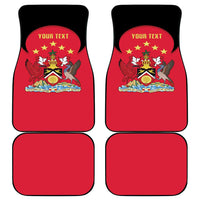 Trinidad and Tobago Cricket Personalized Car Mats Trinbago Knight Riders 5th Champions Proud - Wonder Print Shop