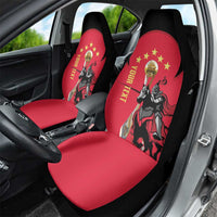 Trinidad and Tobago Cricket Personalized Car Seat Cover Trinbago Knight Riders 5th Champions Proud - Wonder Print Shop