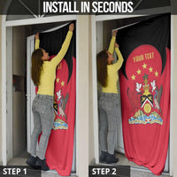 Trinidad and Tobago Cricket Personalized Door Cover Trinbago Knight Riders 5th Champions Proud - Wonder Print Shop