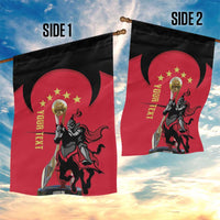 Trinidad and Tobago Cricket Personalized Garden Flag Trinbago Knight Riders 5th Champions Proud - Wonder Print Shop