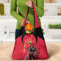 Trinidad and Tobago Cricket Personalized Grocery Bag Trinbago Knight Riders 5th Champions Proud - Wonder Print Shop